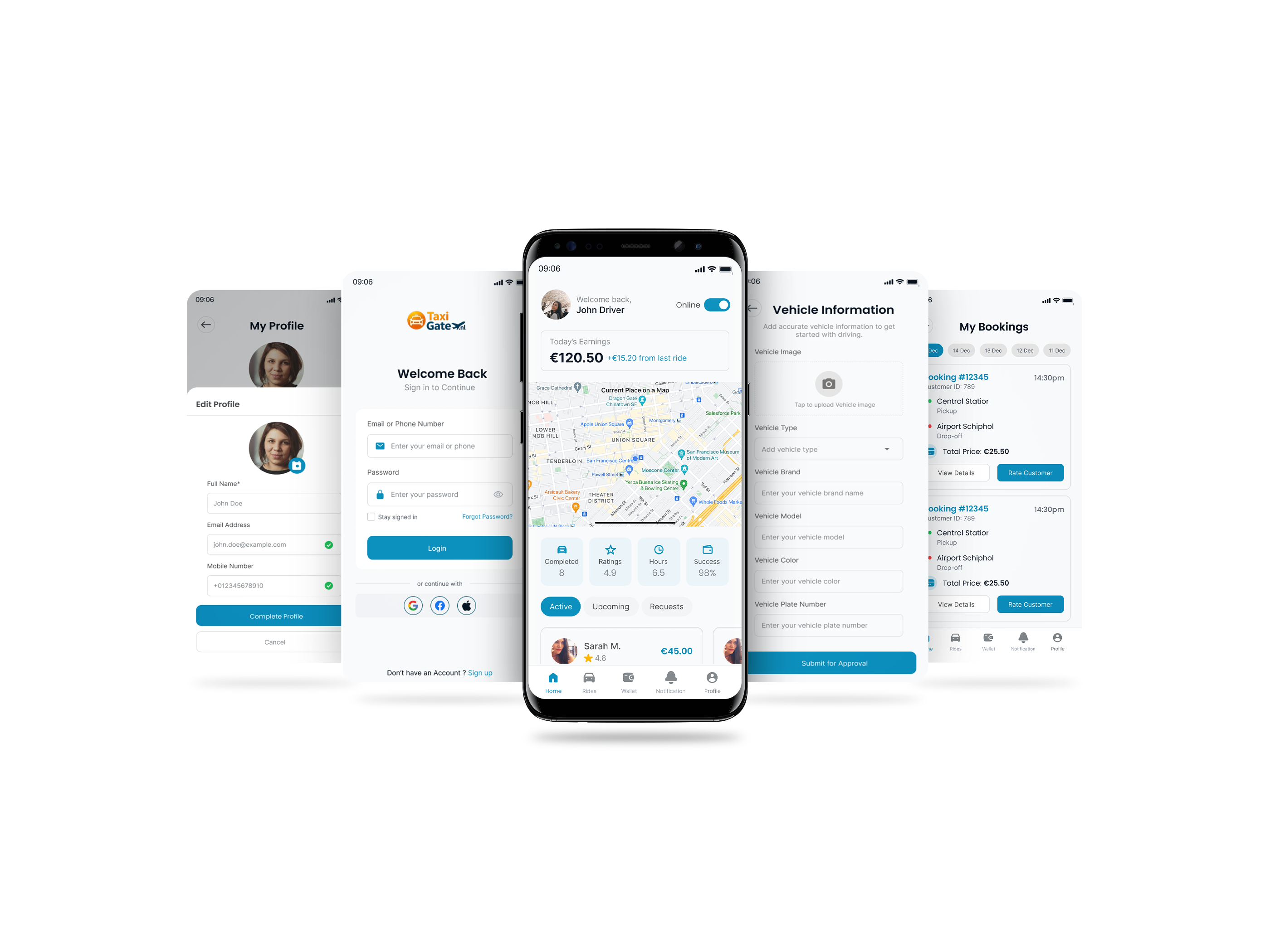 Taxigate Driver App